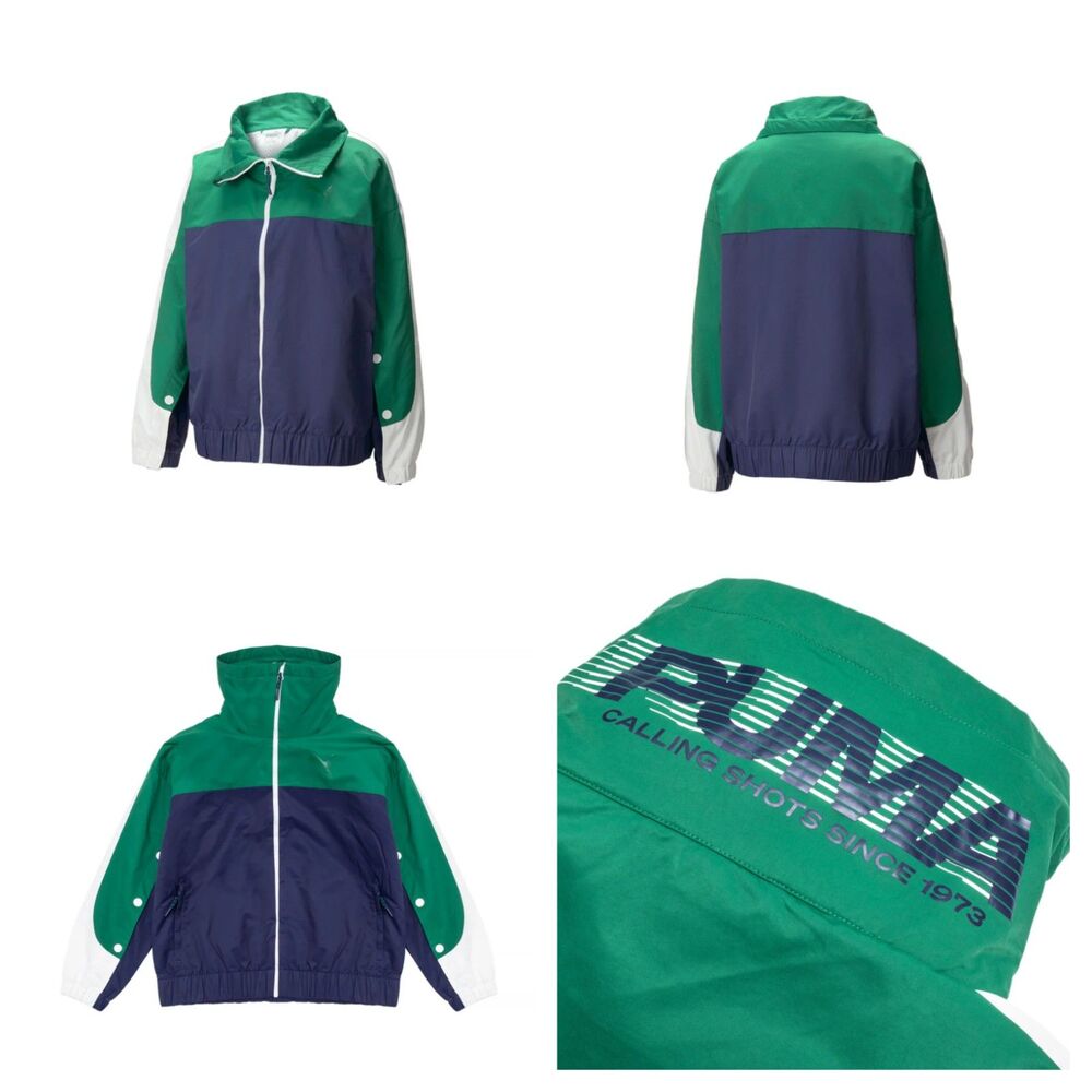 Puma x June Ambrose Overtime Track Jacket Women’s M Athleisure Sporty Chic NWT